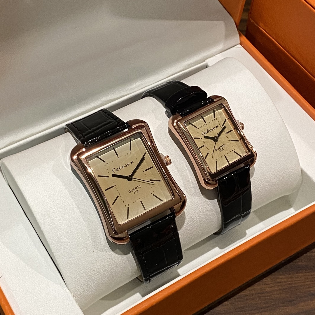 Leather Watch Band Men - زوجين ووتش حركة الكوارتز رجال الأعمال