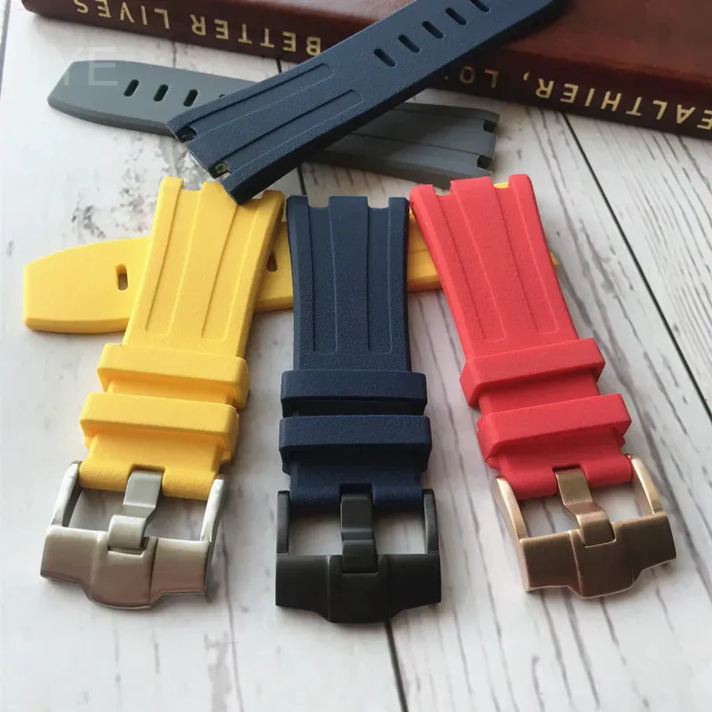 Audemars Piguet Watch Royal Oak Offshore - حزام ساعة سيليكون مقاوم للماء للعرق