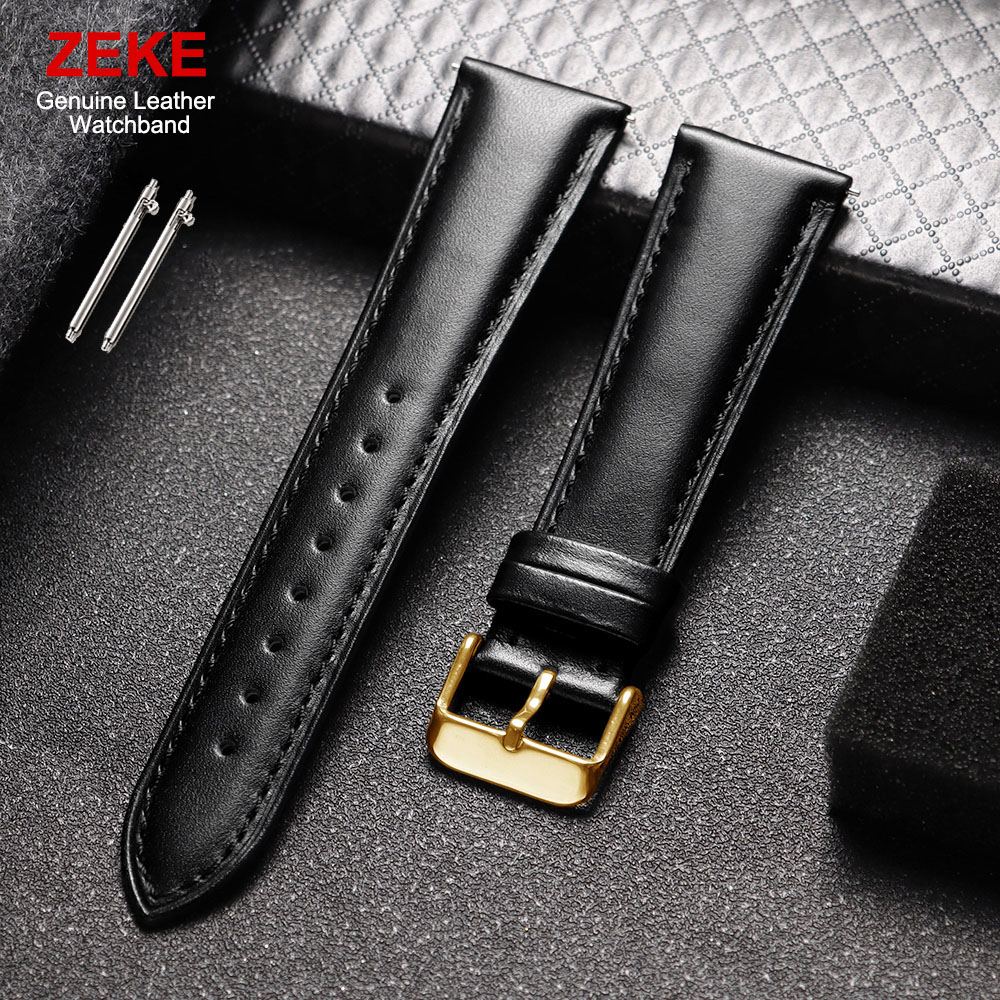 Leather Strap Quick Release - جلد طبيعي ساعة اليد الفرقة 12