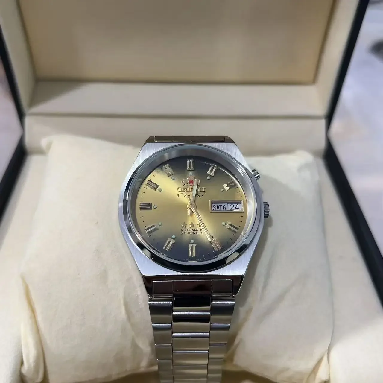 Seiko Watch Presage - ساعة ميكانيكية يونيسكس DFDG 35 مم