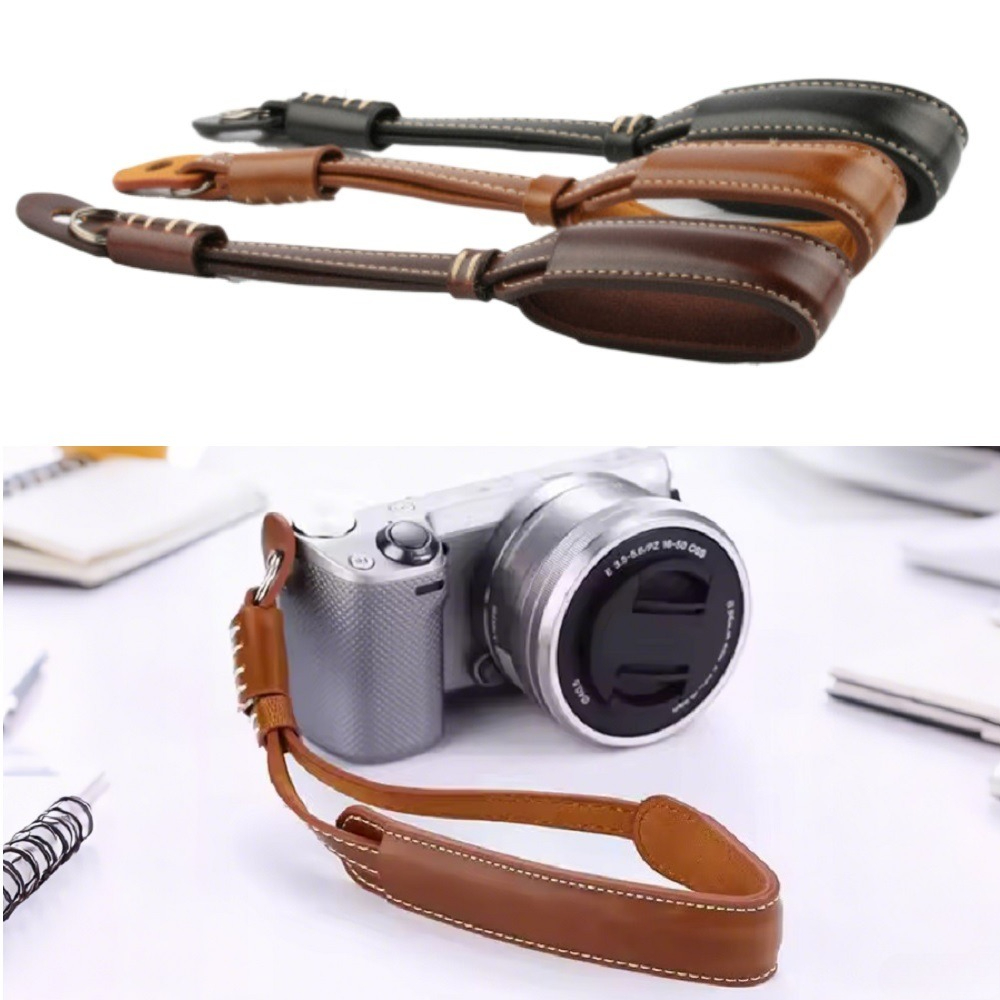 Leather Strap Quick Release - حزام معصم للكاميرا سريع التحرير، حبل