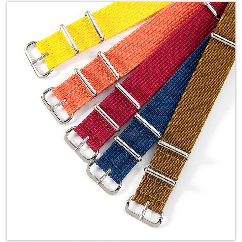 Nato Strap Nylon - 18 20 22 مللي متر ل