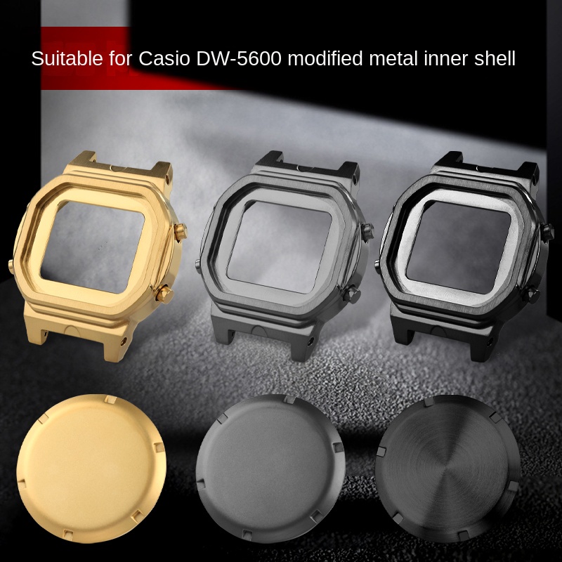 Casio Watch G-Shock Dw-5600 - حافظة داخلية من الفولاذ المقاوم للصدأ