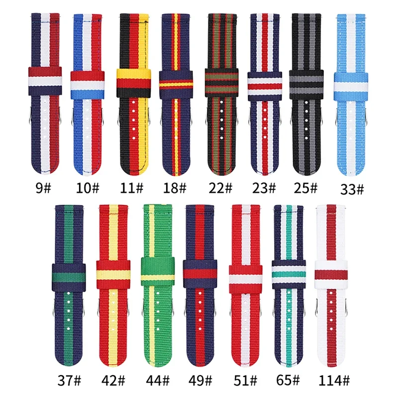 Nato Strap Nylon - 20 مللي متر 22 مللي متر