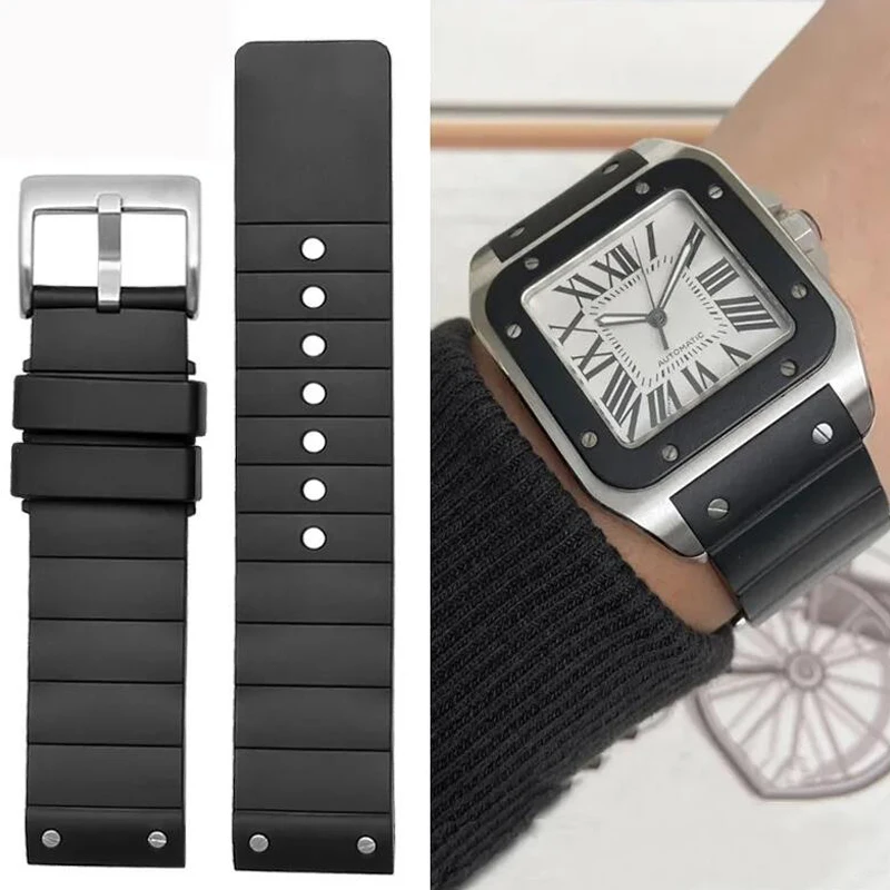 Cartier Watch Santos - حزام ساعة عالي الجودة لكارتييه سانتوس