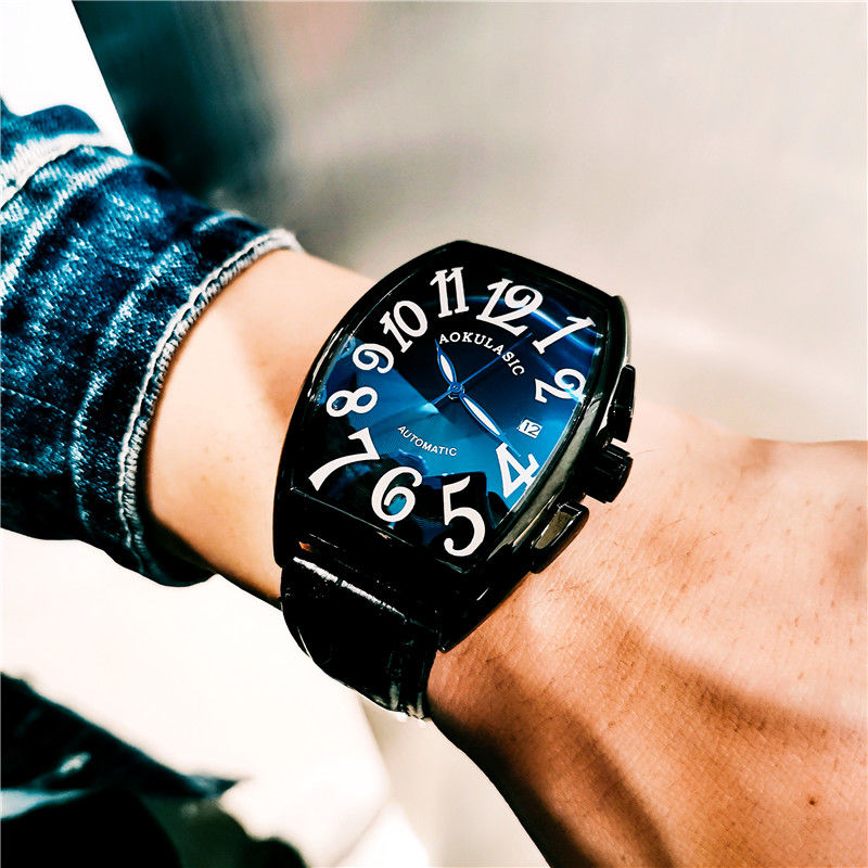Cartier Watch Tank - ساعة رجالية ميكانيكية فاخرة، ساعة يد