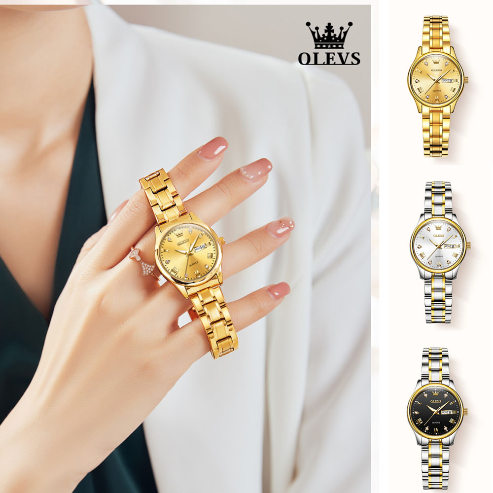 ساعة أوليف كوارتز نسائية مقاوم - مراجعة Stainless Bracelet Diver وسعره