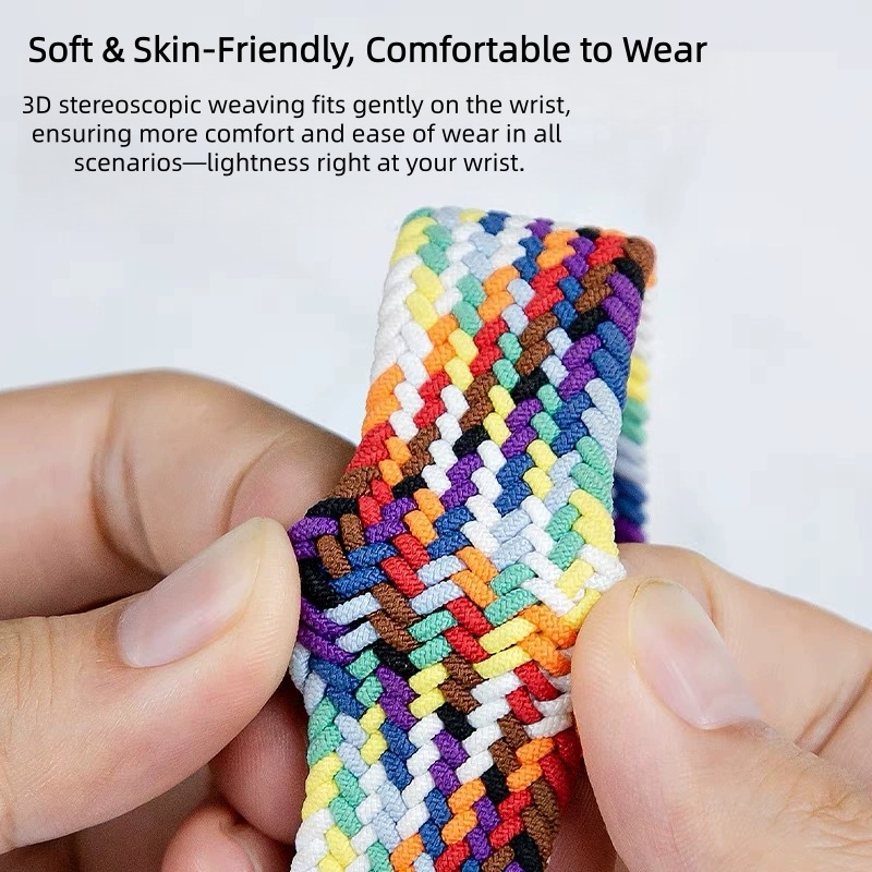 مرونة المنسوجة مظلة حزام ساعة  - مراجعة Parachute Strap Elastic وسعره