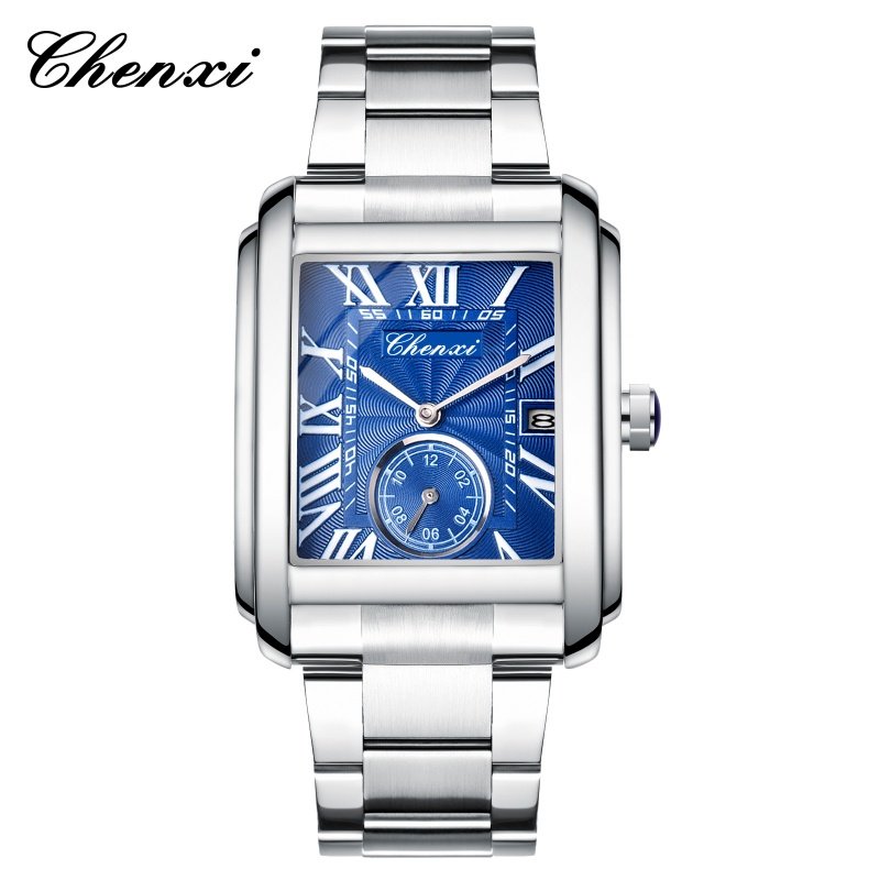 ساعات كوارتز CHENXI 8216 أنيقة - مراجعة Cartier Watch Santos وسعره