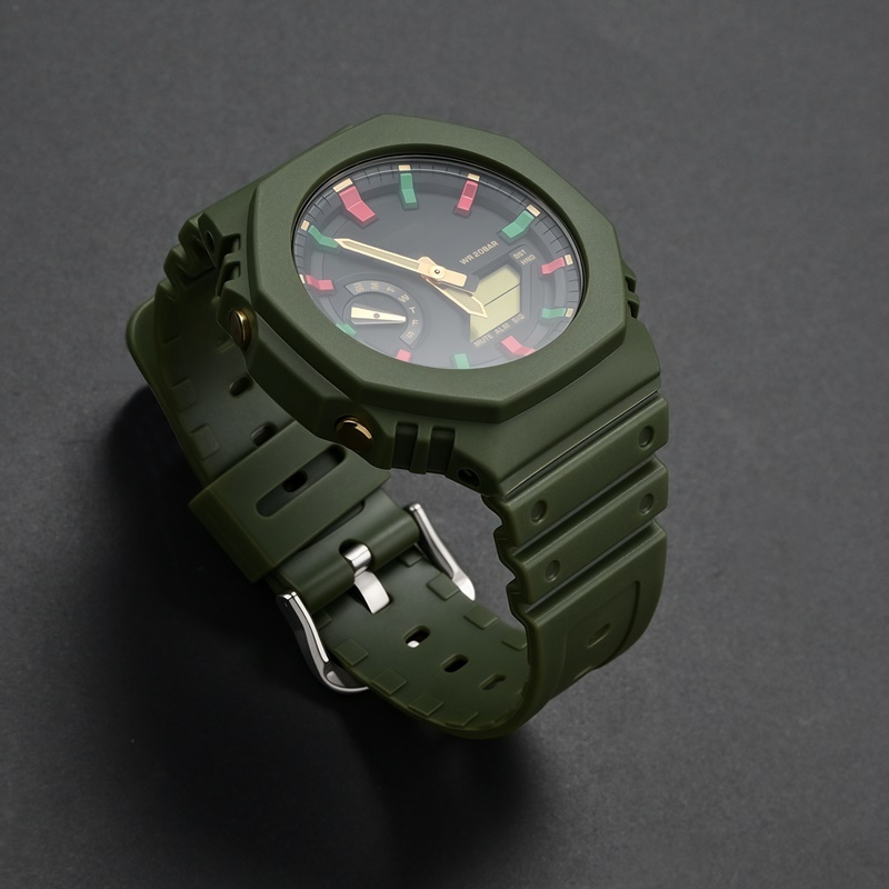 حزام من الراتنج لساعة كاسيو فا - مراجعة Casio Watch G-Shock Ga-2100 وسعره