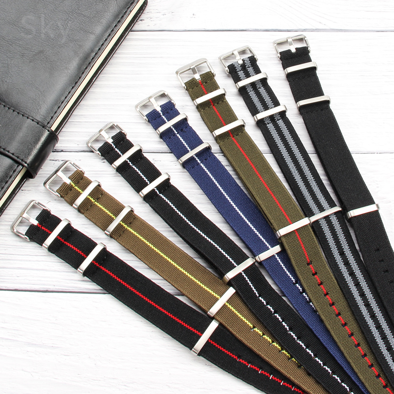حزام ساعة الجيش الفرنسي 60 لسا - مراجعة Nato Strap Nylon وسعره