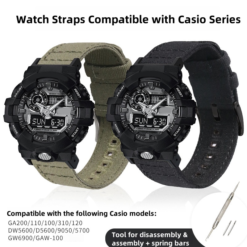 حزام نايلون لساعة كاسيو 16 ملل - مراجعة Casio Watch G-Shock Dw-5600 وسعره