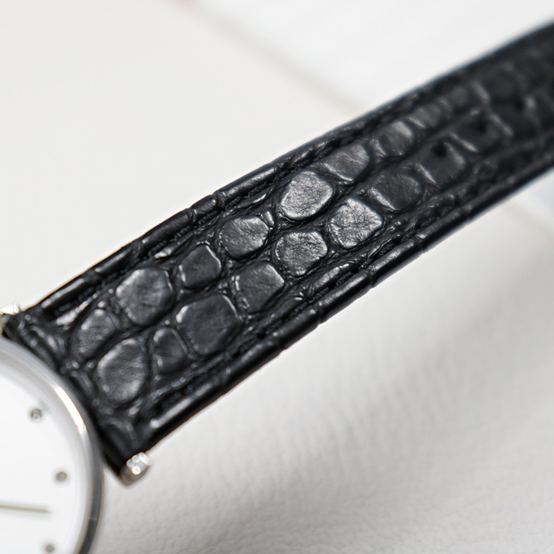 رقيقة التمساح حزام من الجلد ال - مراجعة Cartier Watch Santos وسعره