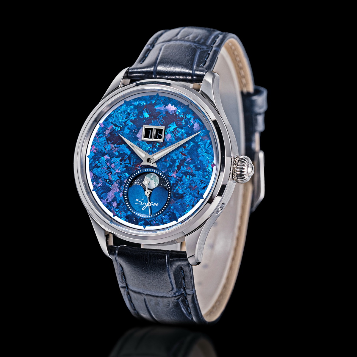 ساعة سوجيس للرجال بمؤشر أطوار  - مراجعة Seiko Watch Presage وسعره