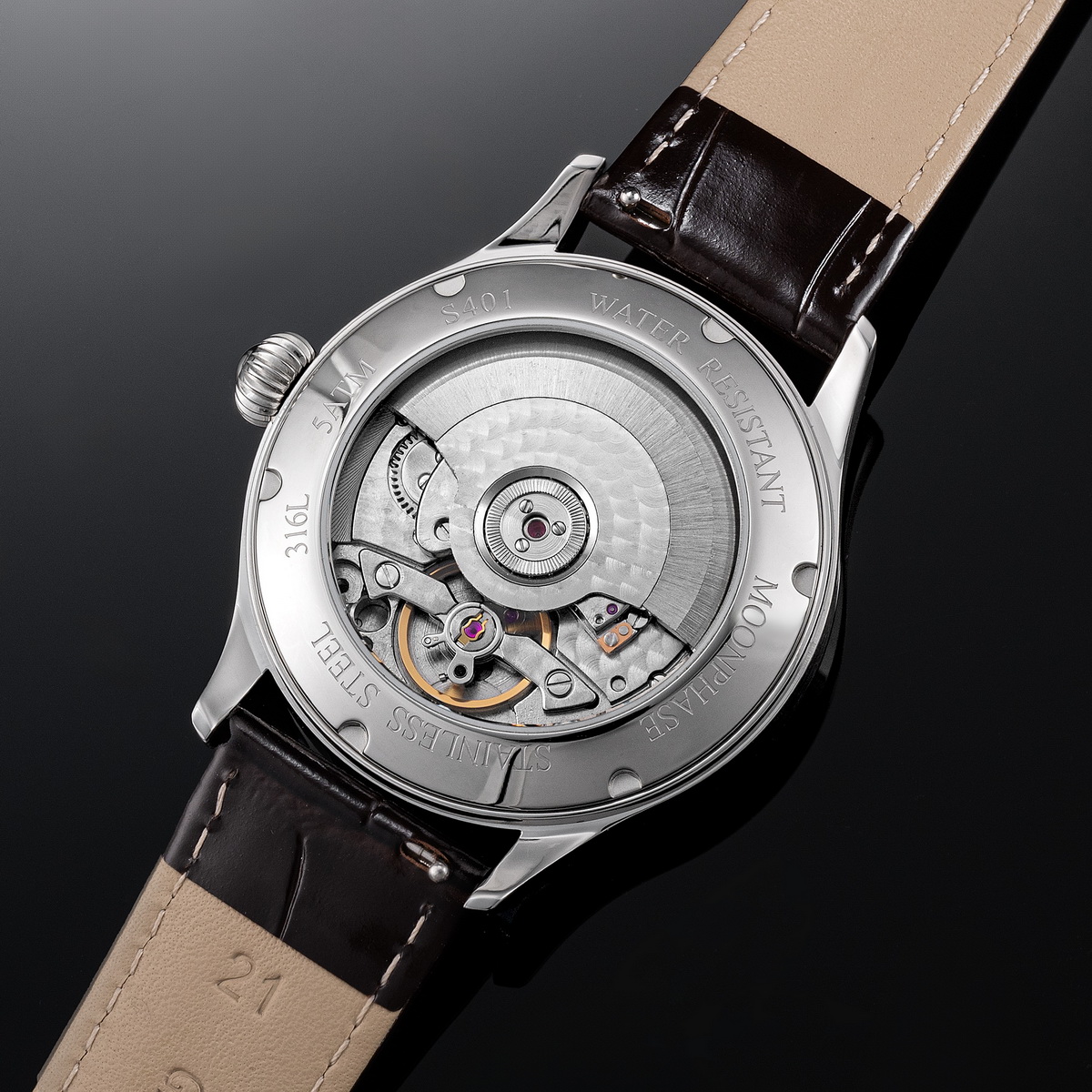 ساعة سوجيس للرجال بمؤشر أطوار  - مراجعة Seiko Watch Presage وسعره