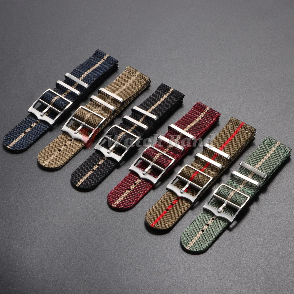 20 22 مللي متر حزام نايلون ل ت - مراجعة Nato Strap Nylon وسعره