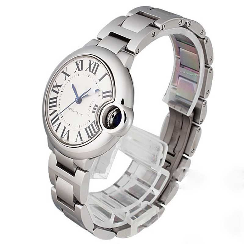 تاج ساعة مع ياقوت أزرق دائري ي - مراجعة Cartier Watch Ballon Bleu وسعره