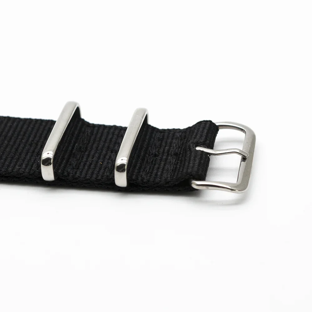 أسود النايلون حزام (استيك) ساع - مراجعة Nato Strap Nylon وسعره
