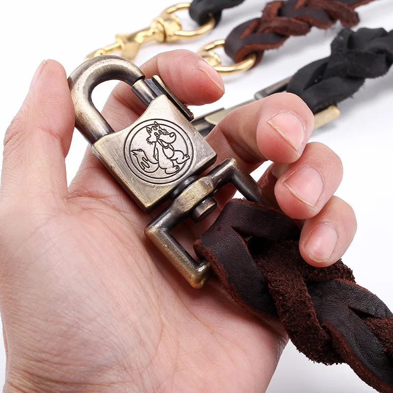 مقود كلب من الجلد الطبيعي - سل - مراجعة Leather Strap Quick Release وسعره