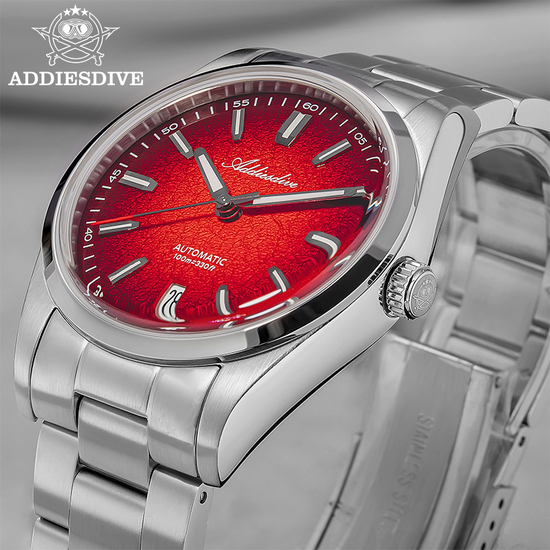 ساعة Addiesdive للهدايا 39 ملل - مراجعة Stainless Bracelet Diver وسعره