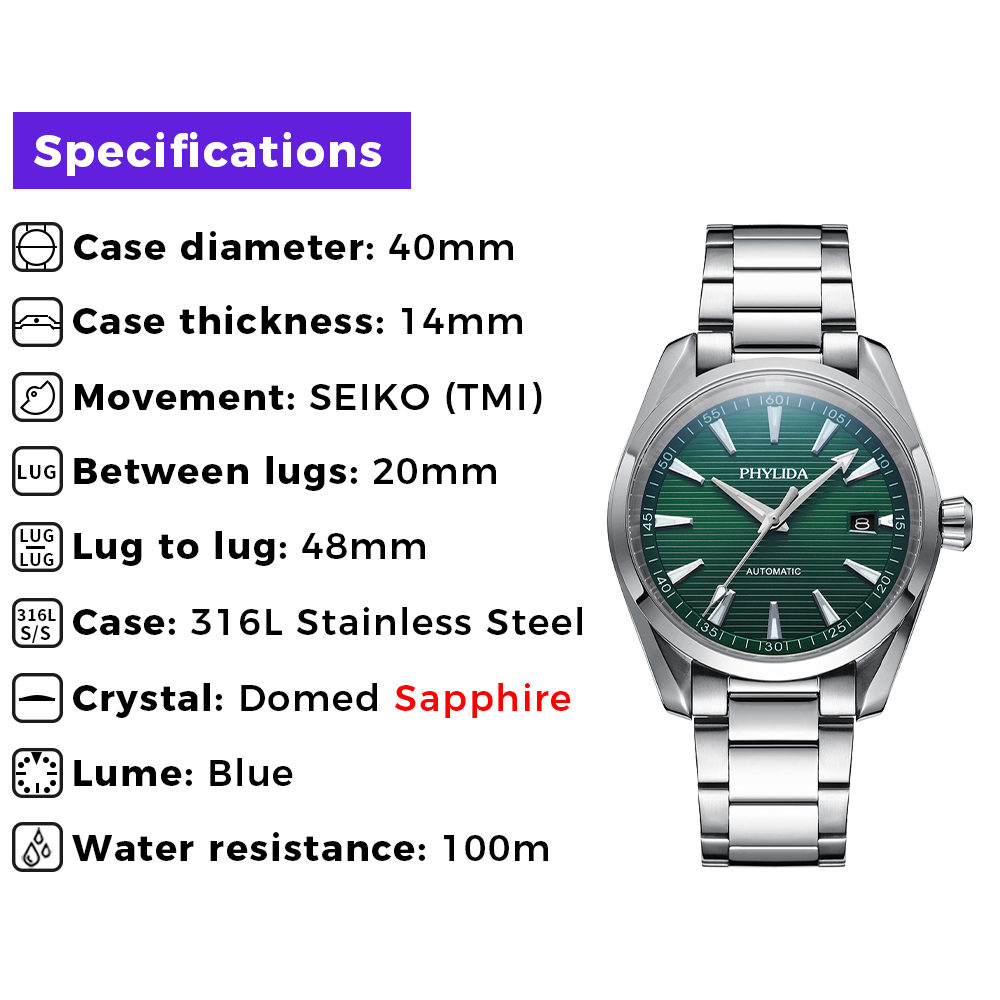 ساعة يد ميكانيكية أوتوماتيكية  - مراجعة Seiko Watch Presage وسعره