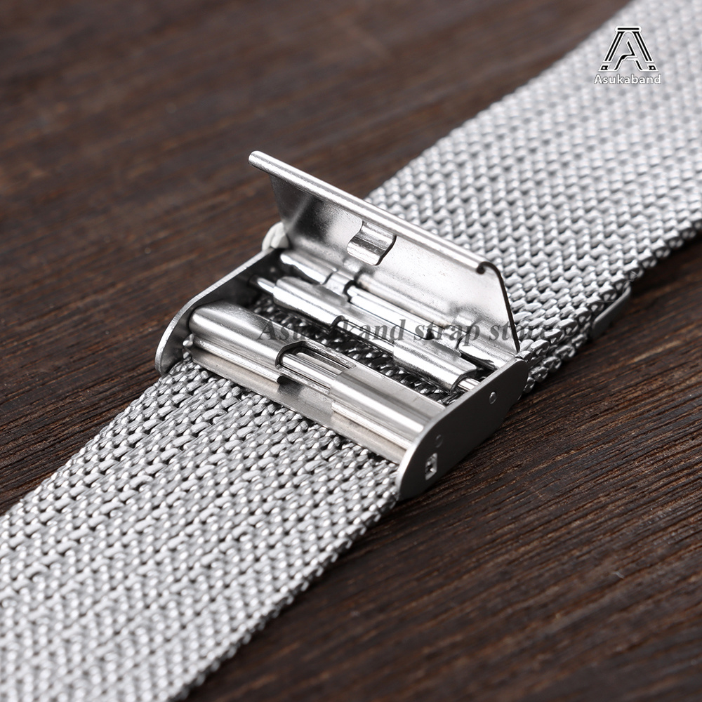 حزام ميلانيزي من الفولاذ المقا - مراجعة Mesh Strap Metal وسعره