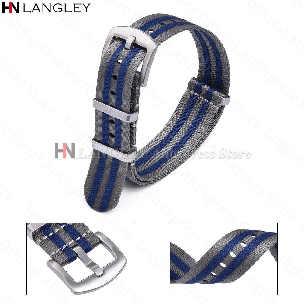 حزام نايلون 18 مم 20 مم 22 مم  - مراجعة Omega Watch Seamaster وسعره
